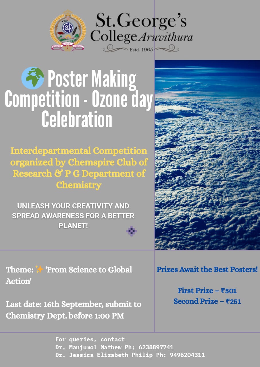 Poster Making Competition - Ozone Day Celebrationn